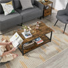 Industrial Wood Accent Coffee Table