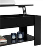 Modern Lift Top Coffee Table w/Hidden Storage & Shelf (5 Colors)