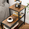 Side Table 3-Tier Narrow Nightstand