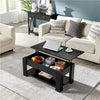 Modern Lift Top Coffee Table w/Hidden Storage & Shelf (5 Colors)