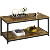 Industrial Wood Accent Coffee Table