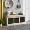 Storage Bench with 3 Drawers - 4 Colors