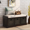 Storage Bench with 3 Drawers - 4 Colors