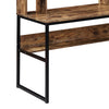 Office Desk - Industrial Style Rustic Wood Finish