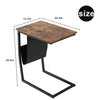 Wooden Side Table - Industrial Style Rustic Finish