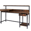 Office L-Shaped Desk - Wood Finish