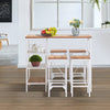 5 Piece Dining Table Set - 2 Colors