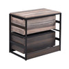 File Cabinet with 2 Drawers - Rustic Wood Finish