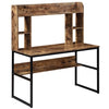 Office Desk - Industrial Style Rustic Wood Finish