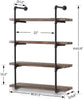 4-Tier Pipe Shelf