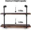 2-Tier Pipe Shelf