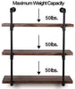 3-Tier Pipe Shelf