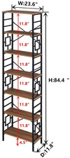 7-Tier Bookshelf