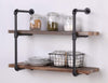 2-Tier Pipe Shelf