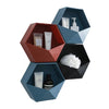 Nordic Hexagon Shelf Red