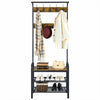 3-In-1 Entryway Hall Tree Coat Rack