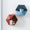 Nordic Hexagon Shelf Blue