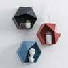 Nordic Hexagon Shelf Red