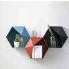 Nordic Hexagon Shelf Red