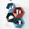 Nordic Hexagon Shelf Red