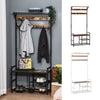 Entryway Storage Coat Rack