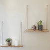 Hanging Rope Shelves