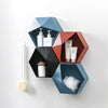 Nordic Hexagon Shelf Red