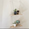 Hanging Rope Shelves