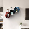 Nordic Hexagon Shelf Black