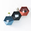 Nordic Hexagon Shelf Black