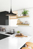 Floating Shelves Natural Wood