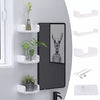 Floating U Shelves White