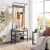 3-In-1 Entryway Hall Tree Coat Rack