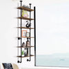 6 Tier Rustic Pipe Shelf